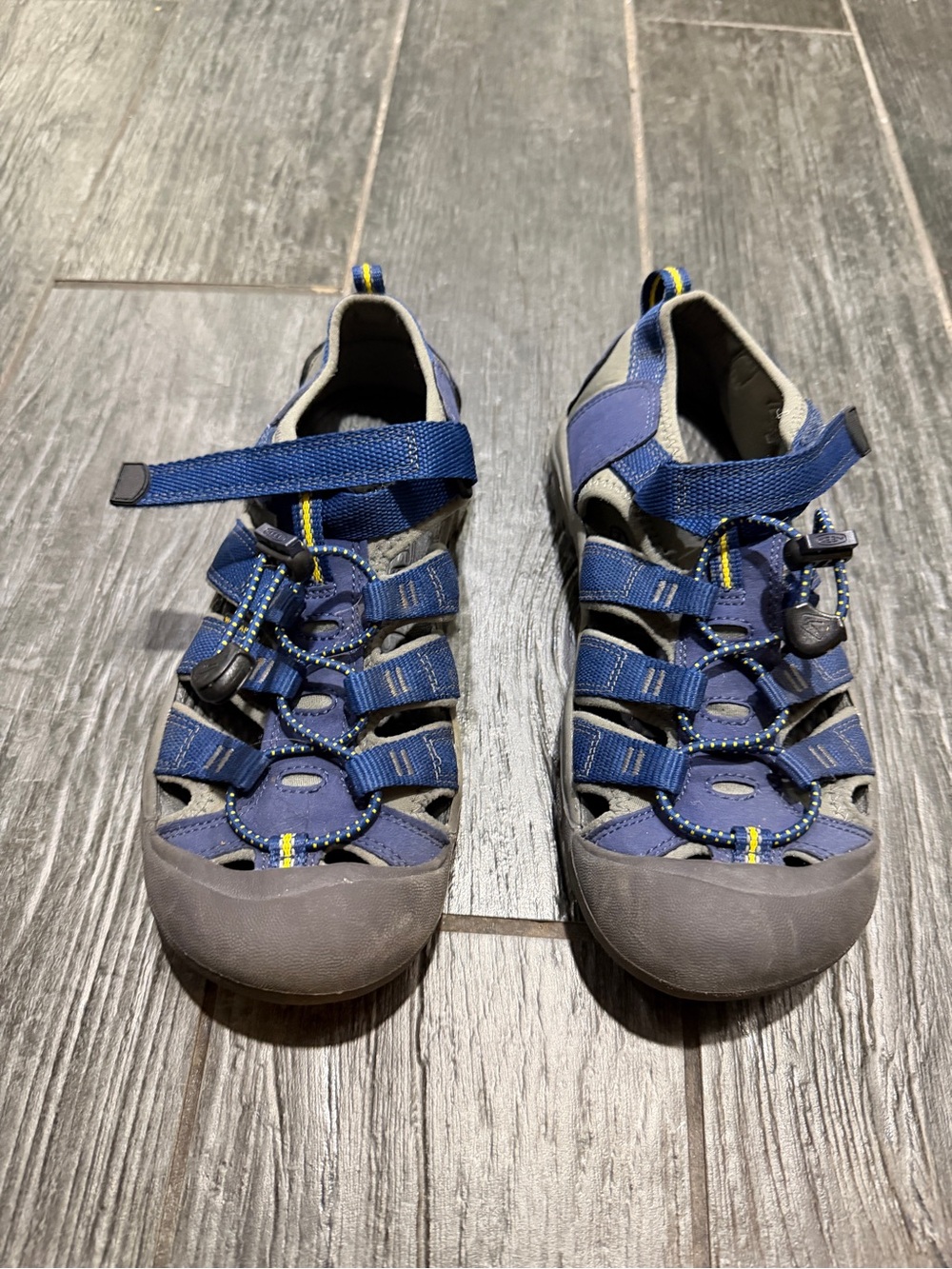 Keen Kids Navy Blue Closed-Toe Hiking Sandals